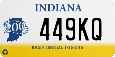 IN license plate 449KQ