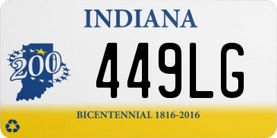 IN license plate 449LG