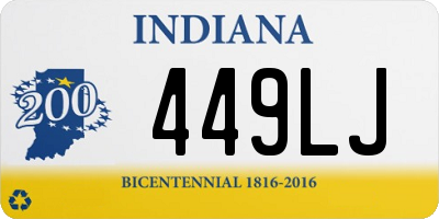 IN license plate 449LJ