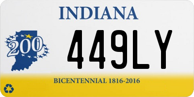 IN license plate 449LY