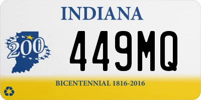 IN license plate 449MQ