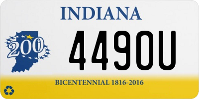 IN license plate 449OU