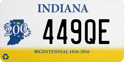 IN license plate 449QE