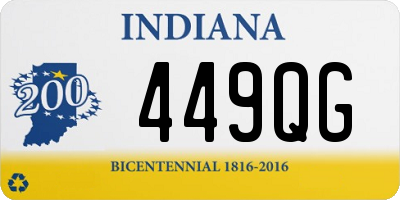 IN license plate 449QG