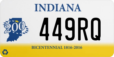 IN license plate 449RQ