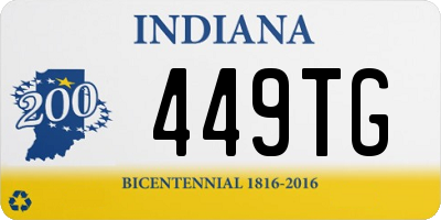 IN license plate 449TG