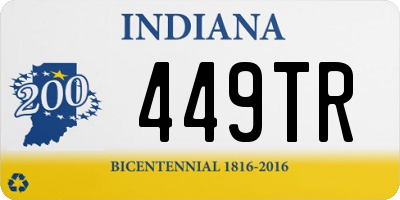 IN license plate 449TR