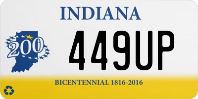 IN license plate 449UP