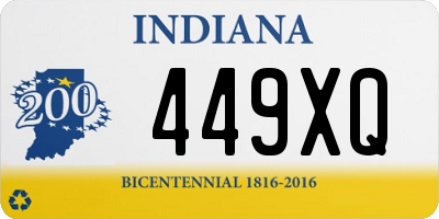 IN license plate 449XQ