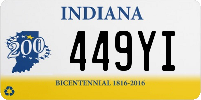 IN license plate 449YI