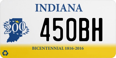 IN license plate 450BH