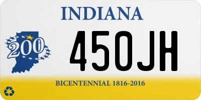 IN license plate 450JH