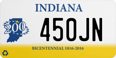 IN license plate 450JN