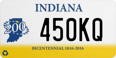 IN license plate 450KQ