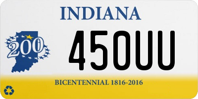 IN license plate 450UU