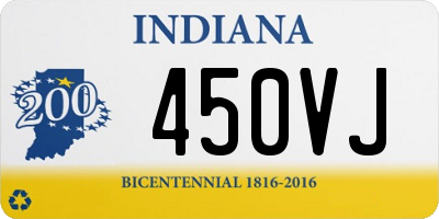 IN license plate 450VJ