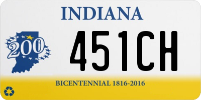 IN license plate 451CH