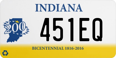 IN license plate 451EQ