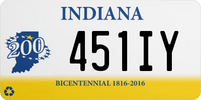 IN license plate 451IY