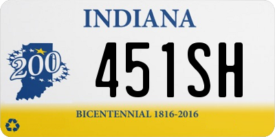 IN license plate 451SH