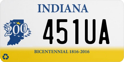 IN license plate 451UA