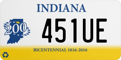 IN license plate 451UE