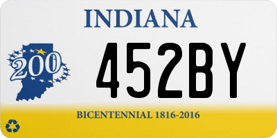 IN license plate 452BY