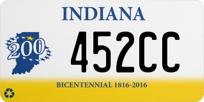 IN license plate 452CC