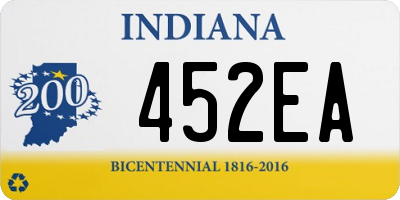 IN license plate 452EA