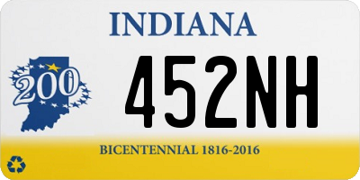 IN license plate 452NH