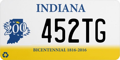 IN license plate 452TG