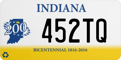 IN license plate 452TQ