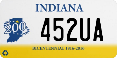 IN license plate 452UA