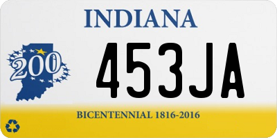 IN license plate 453JA