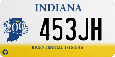 IN license plate 453JH