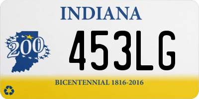 IN license plate 453LG