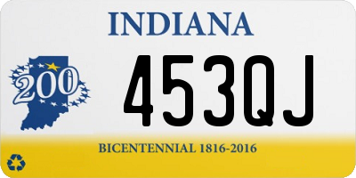 IN license plate 453QJ