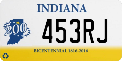 IN license plate 453RJ