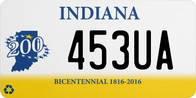 IN license plate 453UA