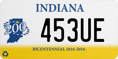 IN license plate 453UE