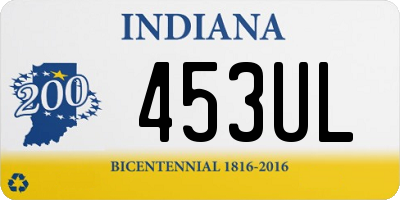 IN license plate 453UL