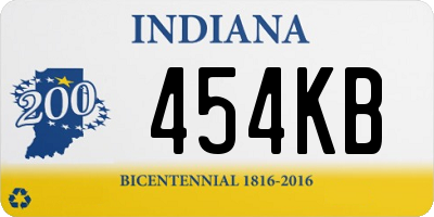 IN license plate 454KB