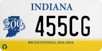 IN license plate 455CG