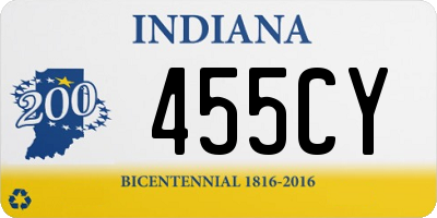 IN license plate 455CY