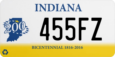 IN license plate 455FZ