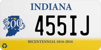 IN license plate 455IJ