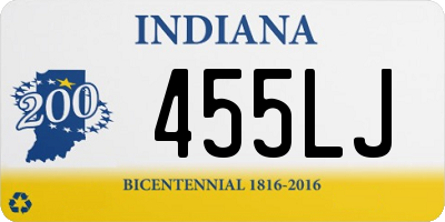 IN license plate 455LJ