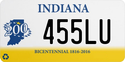 IN license plate 455LU