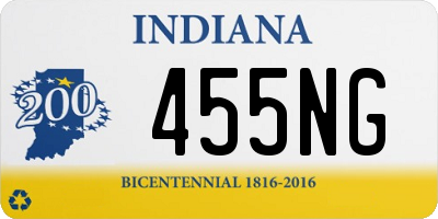 IN license plate 455NG