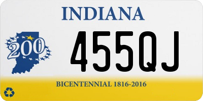 IN license plate 455QJ